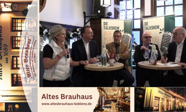 Letzte Frühstücks-Talkshow 2025 im Alten Brauhaus Koblenz