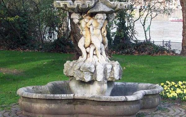 Muschelbrunnen aus dem Volkspark Lützel kommt wieder an den alten Standort