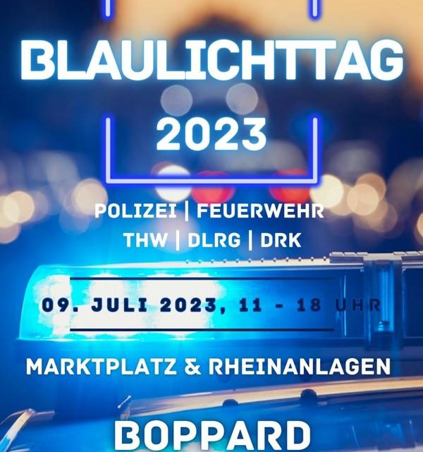 Großer Blaulichttag in Boppard – Save the Date!