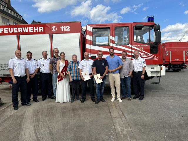 Dank und Anerkennung beim Tag der offenen Tür der Freiwilligen Feuerwehr Lahnstein