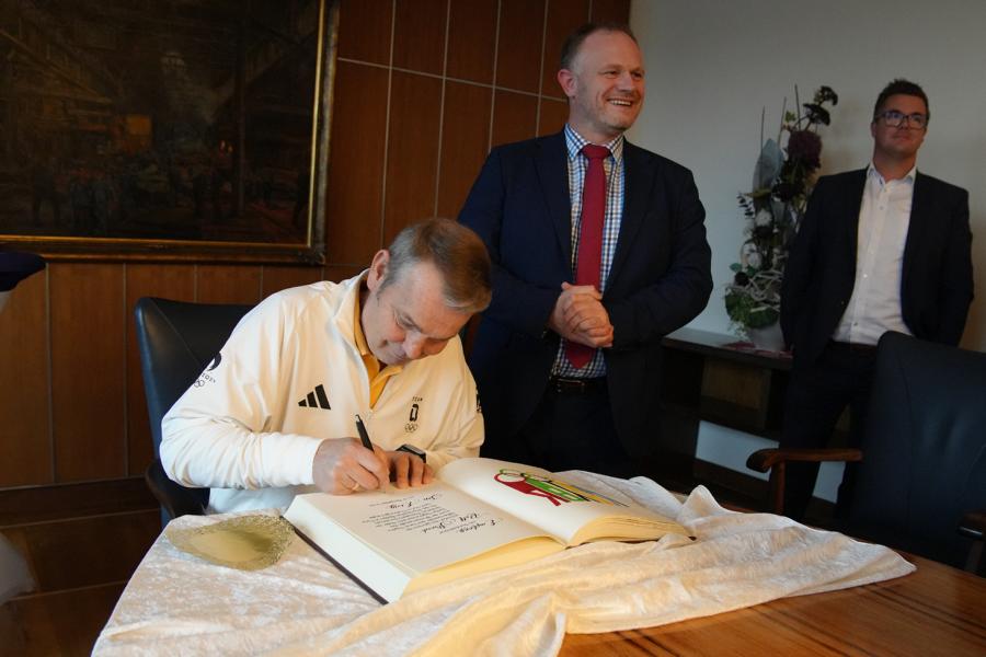 Empfang Ralf Straub