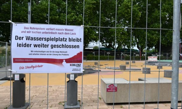 Wasserspielplatz bleibt in dieser Saison geschlossen