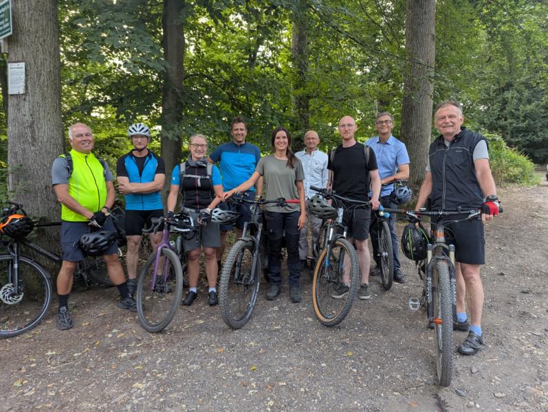 Fahrradtour im Stadtwald Koblenz