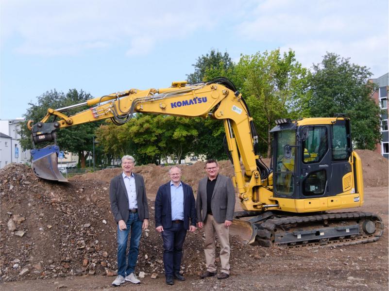 Baubeginn in der Museumstraße:  Stadtwerke errichten Veranstaltungshalle