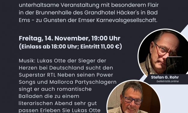 Autorenlesung, Musik und gute Laune mit Dieter Aurass und Stefan Rohr