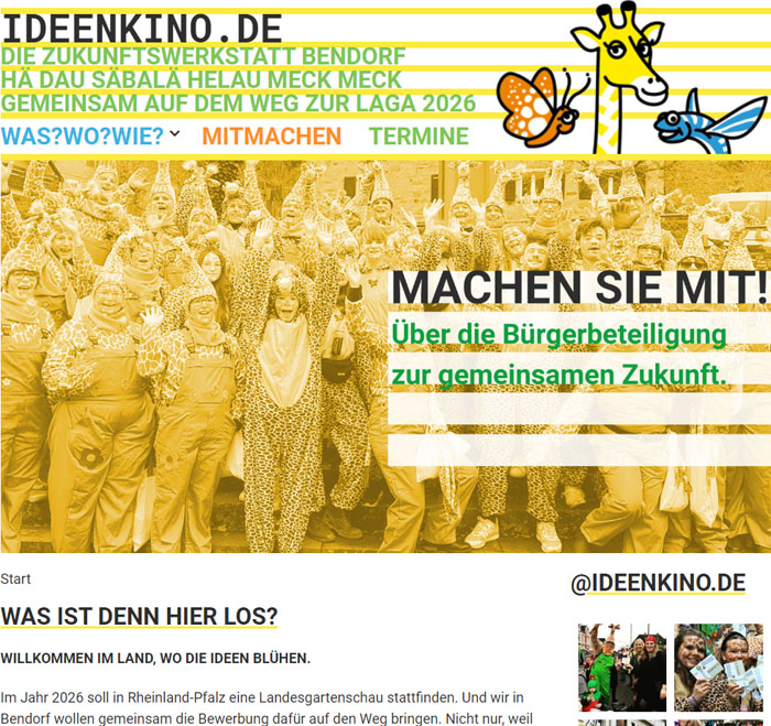 Homepage zur Landesgartenschau-Bewerbung ist online