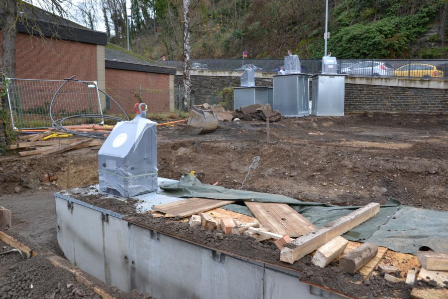 Unterirdische Wertstoffcontainer schaffen Platz für neue Grünfläche in Ehrenbreitstein