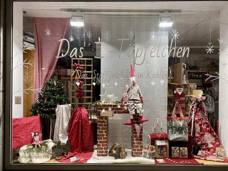 Das schönste Koblenzer Weihnachtsfenster