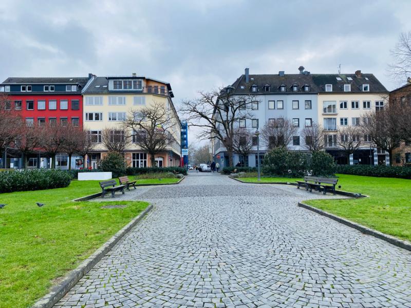 Kanalbauarbeiten auf dem Josef-Görres-Platz
