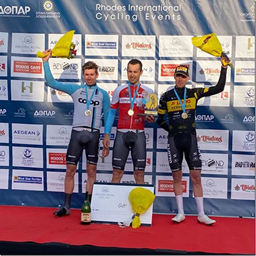 Christian Koch fährt beim GP Rhodes aufs Podium