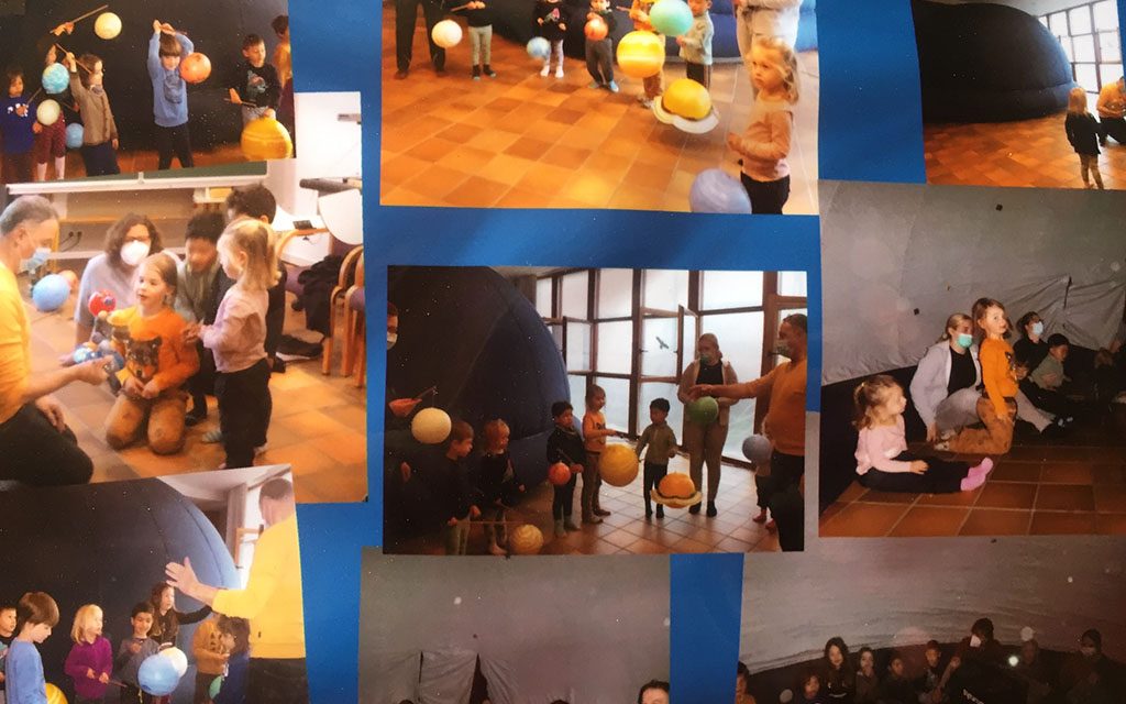 Das Weltall zu Besuch im kommunalen Waldkindergarten Lahnstein