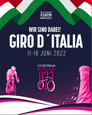 BIG NEWS: Lotto Kern-Haus startet erstmals beim Giro d’Italia U23