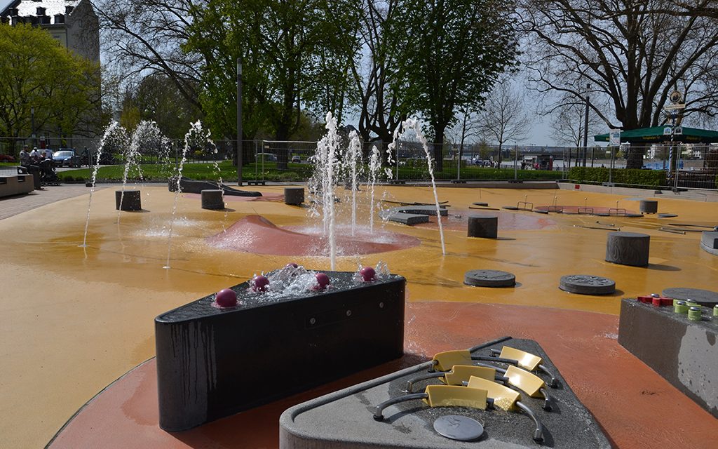 Wasserspielplatz öffnet zum Osterwochenende