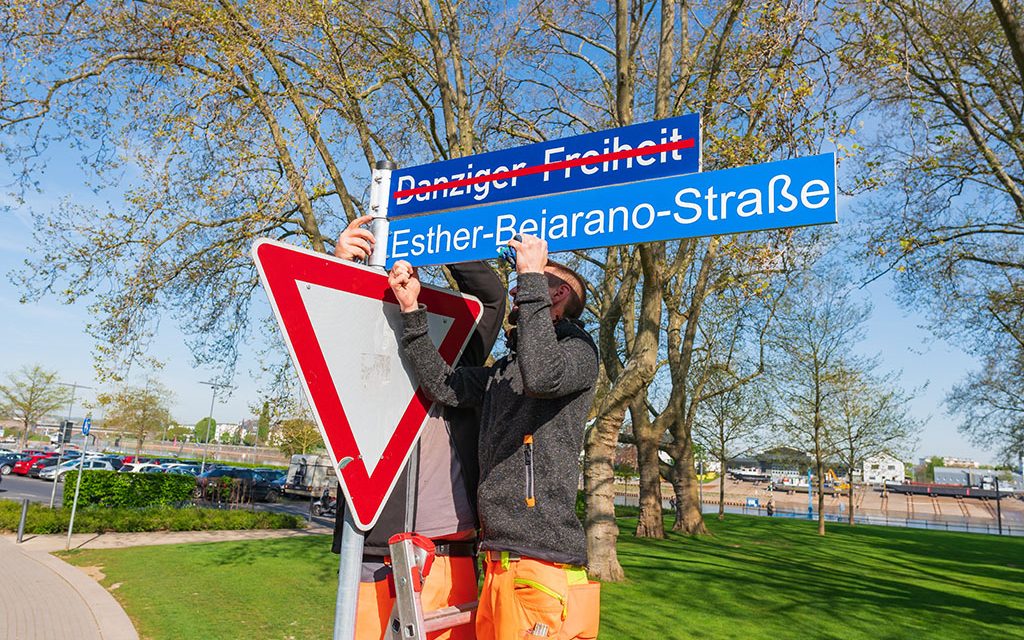 „Danziger Freiheit“ in „Esther-Bejarano-Straße“ umbenannt