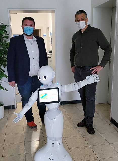 Roboter im Bendorfer Rathaus im Einsatz