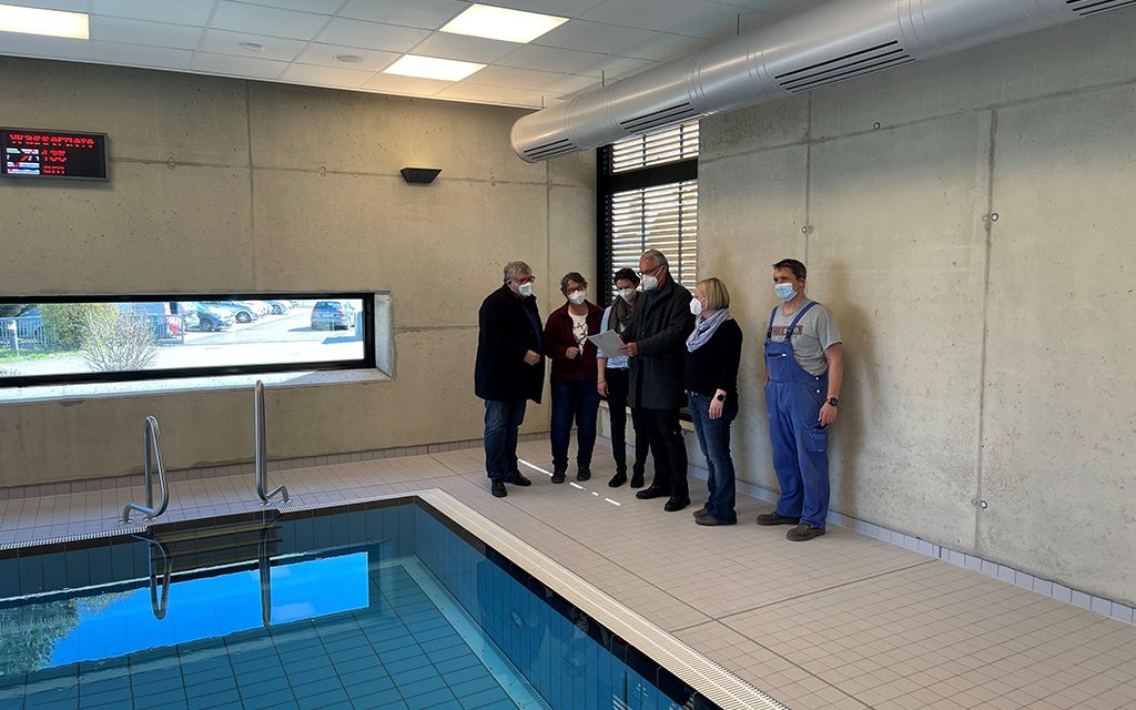 Carl-Orff-Schule: Bewegungsbad vor der Fertigstellung