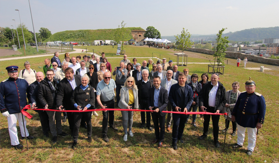 Neuer Festungspark Kaiser Franz in Lützel wurde offiziell übergeben