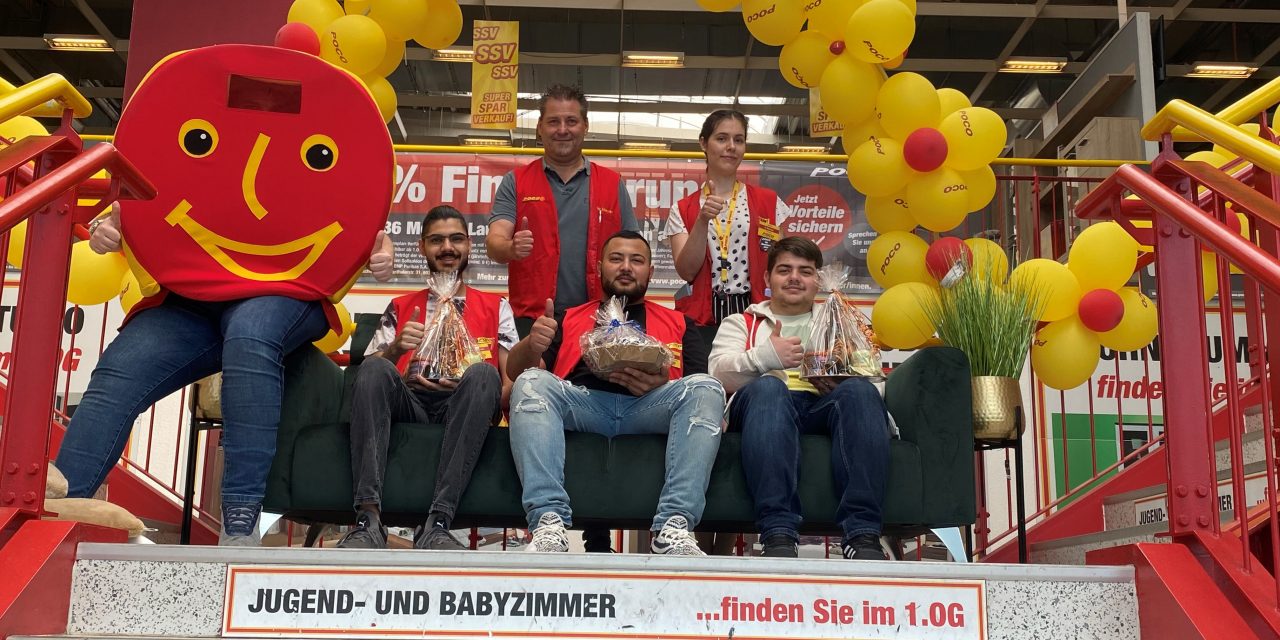 Prüfung bestanden: POCO-Markt Koblenz übernimmt alle Azubis in Festanstellung