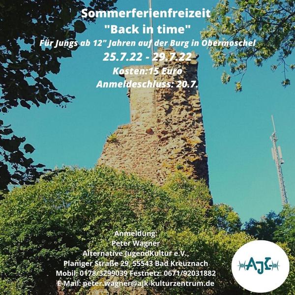 Sommerferienfreizeit „Back in Time“ der AJK