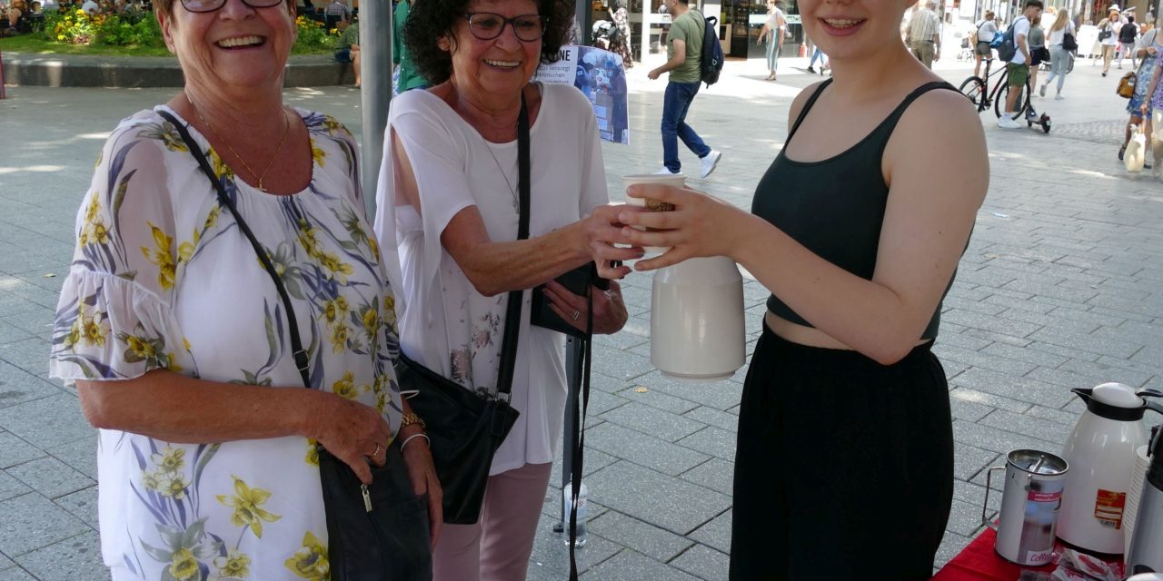 Aus Coffee to go wurde Coffee to help