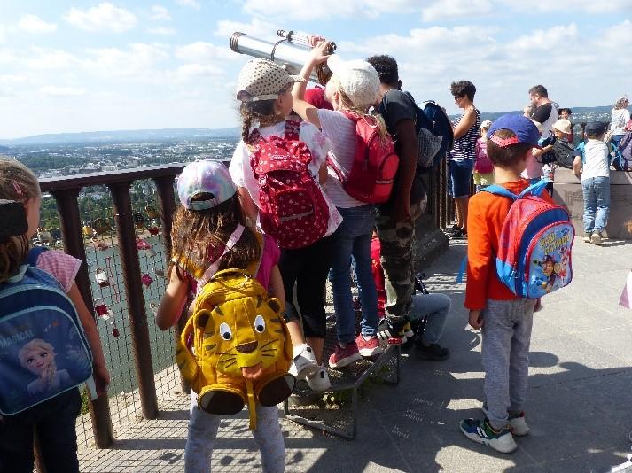 Abschlusstour führt „Einsteinchen“ hoch hinaus