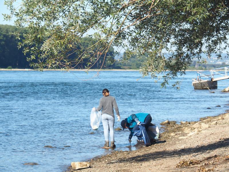 Bendorf wieder dabei beim RhineCleanUp