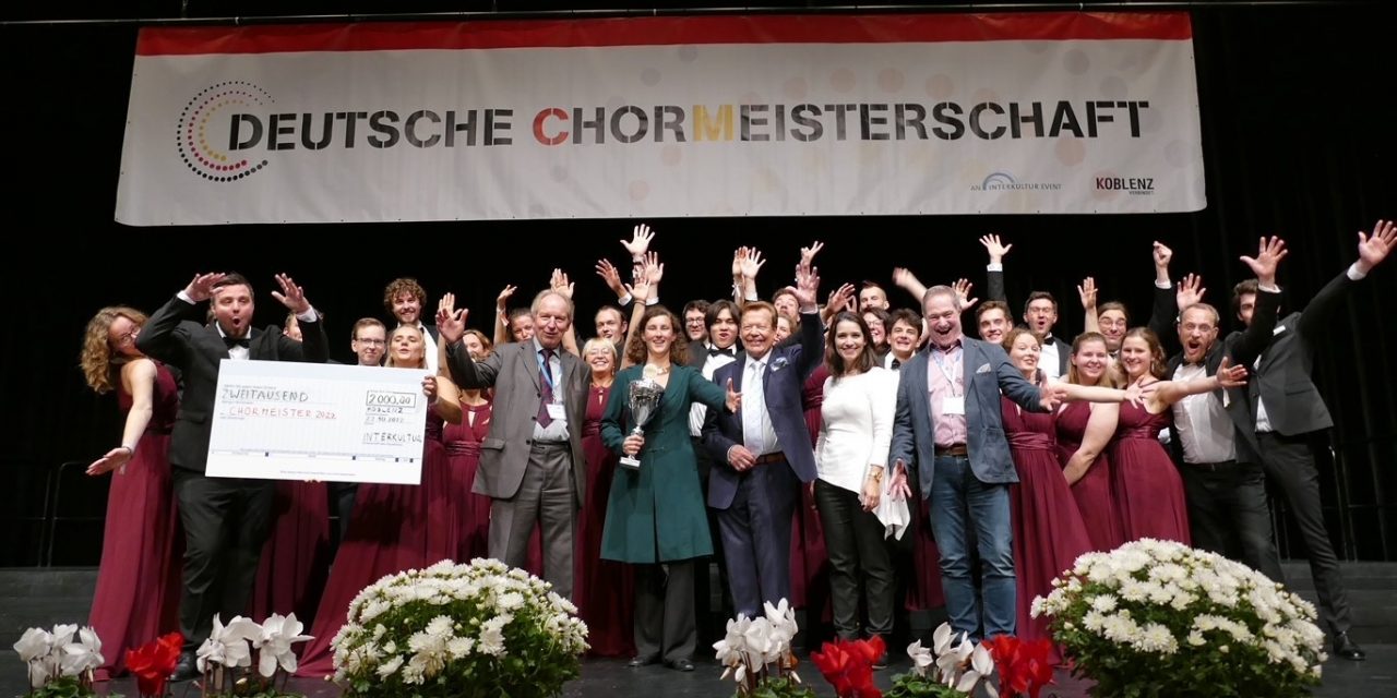 Der Kammerchor des Collegium Musicum Berlin ist Deutscher Chormeister 2022