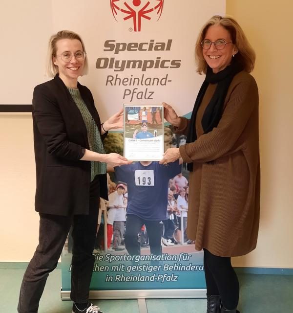 Bildungsanbieter Comfair GmbH aus Vallendar unterstützt Special Olympics Rheinland-Pfalz e.V. mit Weihnachtsspende