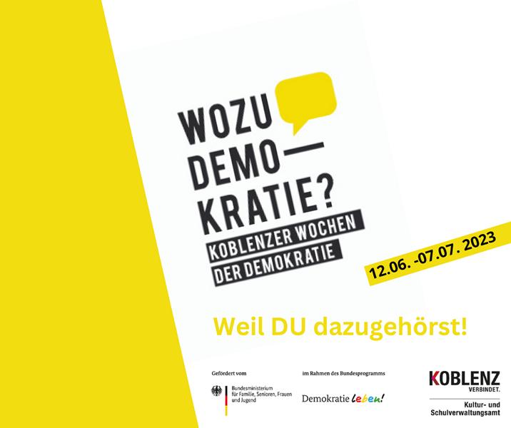 Projektideen für die Koblenzer Wochen der Demokratie