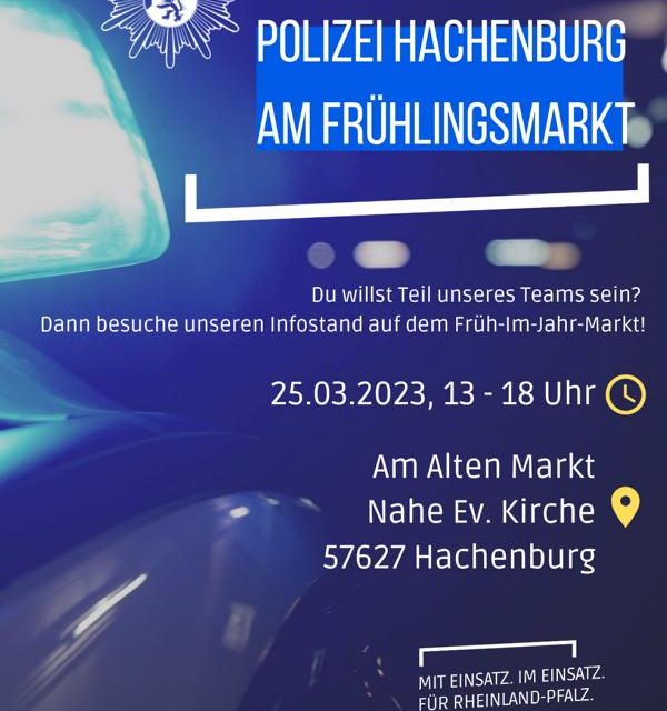 Berufsinformationsstand der Polizei Hachenburg (FOTO)