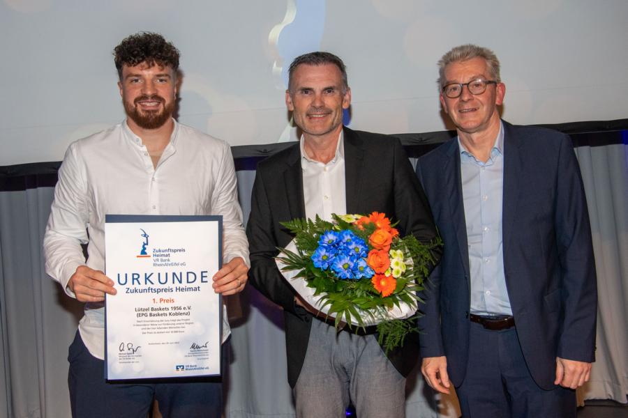 EPG Baskets aus Koblenz gewinnen Zukunftspreis Heimat der VR Bank RheinAhrEifel eG