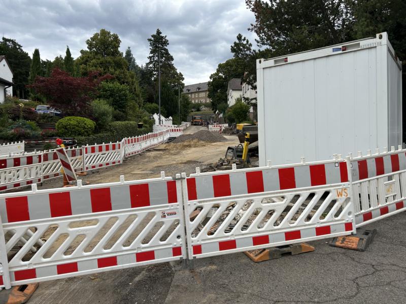 Kanalarbeiten in der Becherhöllstraße stehen vor dem Abschluss
