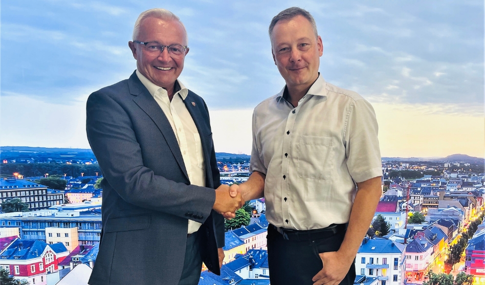 Neuer Direktionsleiter besucht Landrat