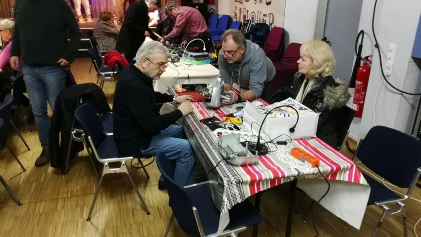Beim Repair Café im September wird wieder gebastelt und geschraubt
