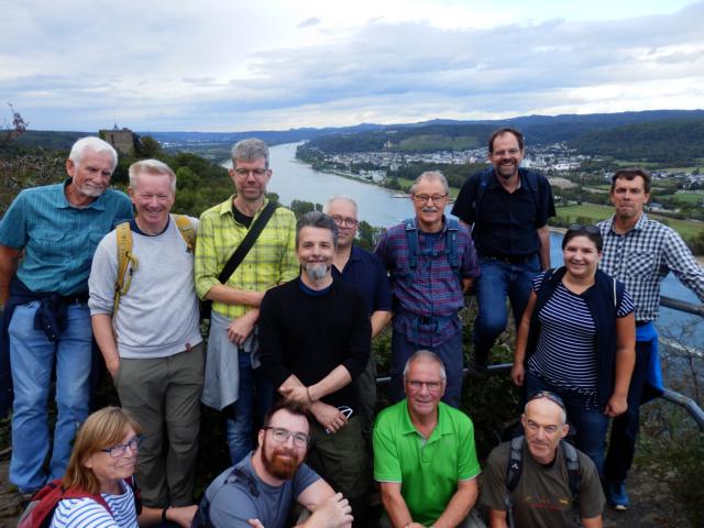 Wanderwegepaten-Treffen am Romantischen Rhein