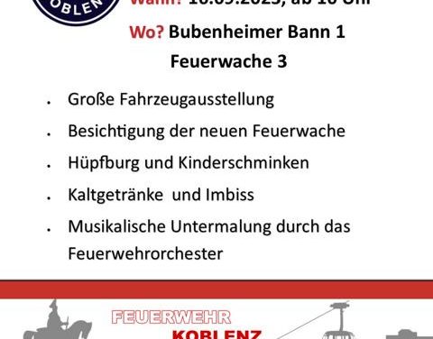 112 Jahre Berufsfeuerwehr Koblenz