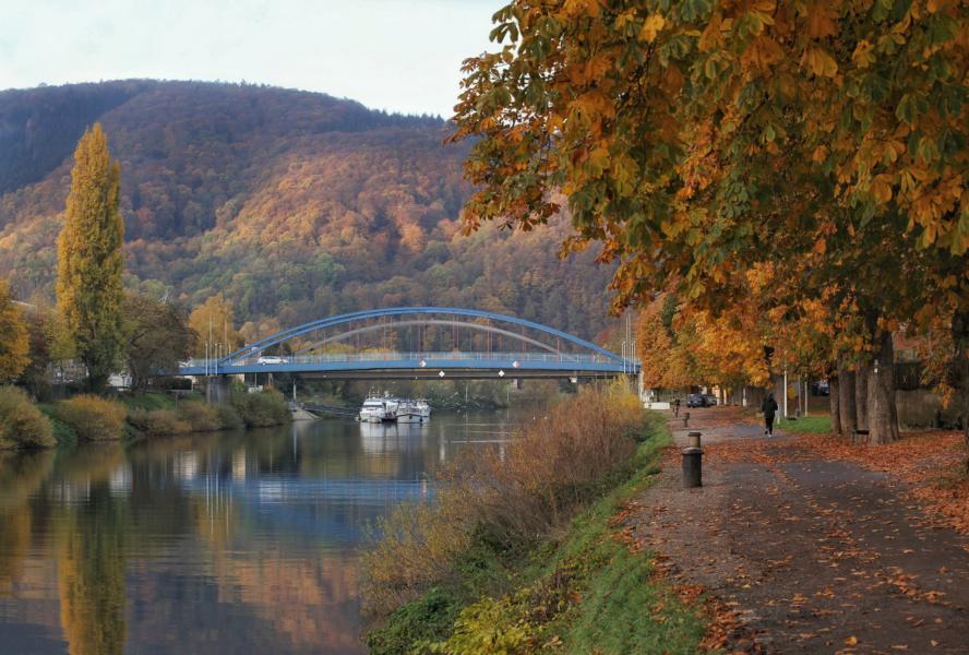 Schweißarbeiten an der Rudi-Geil-Brücke