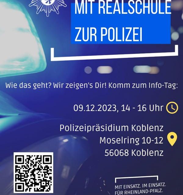 Dein Weg zur Polizei mit Mittlerer Reife – Zusatztermin!