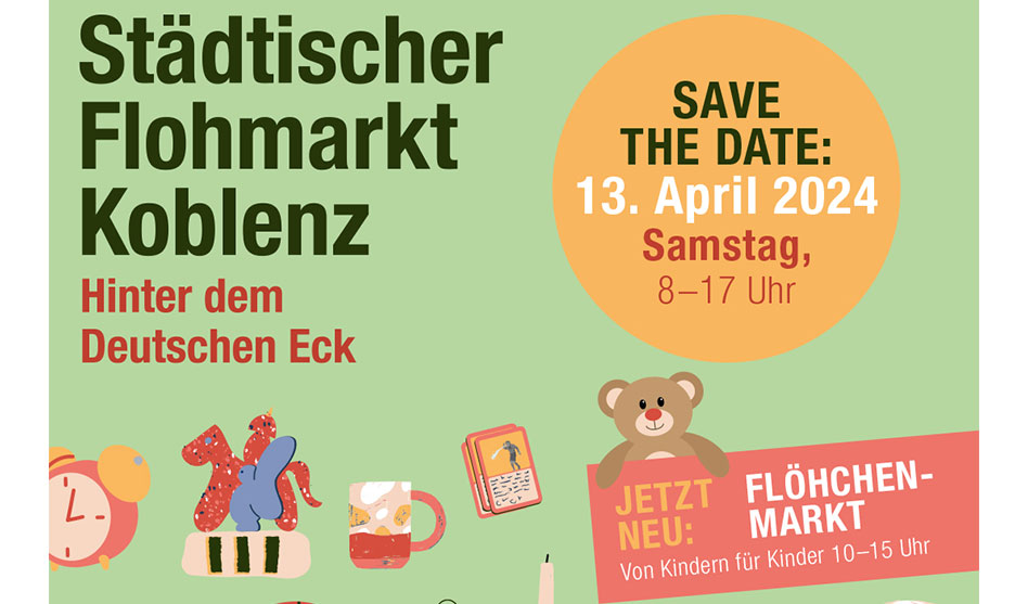 Städtischer Flohmarkt am 13. April 2024