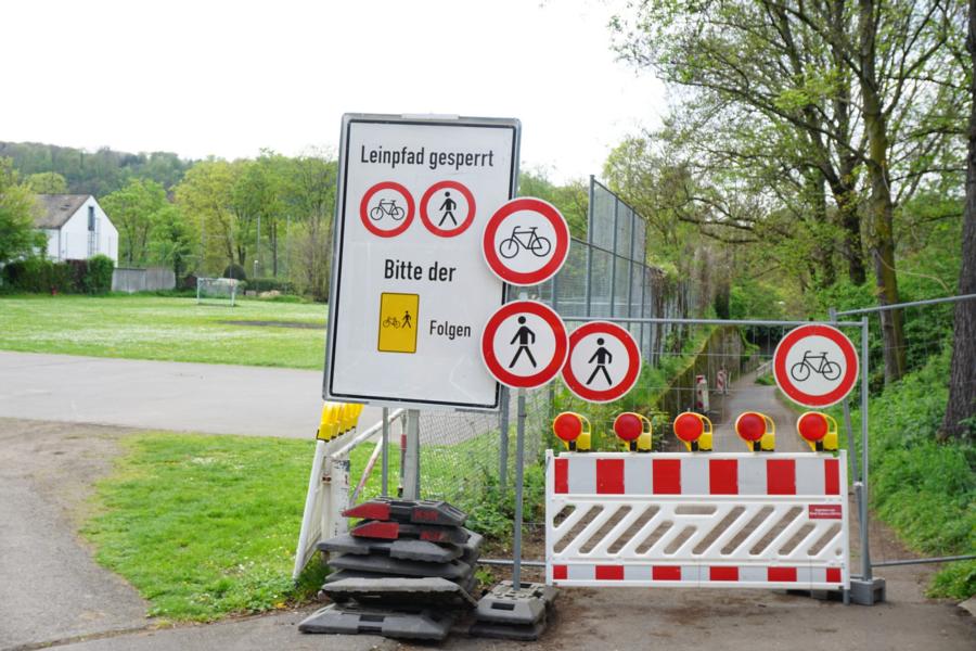 Wiesenpfad in Horchheim ist gesperrt