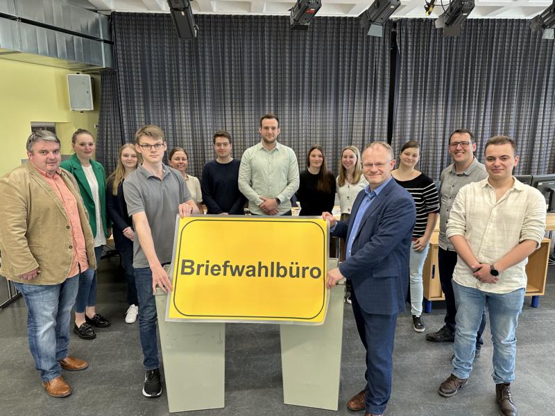 Städtisches Briefwahlbüro öffnet am Montag