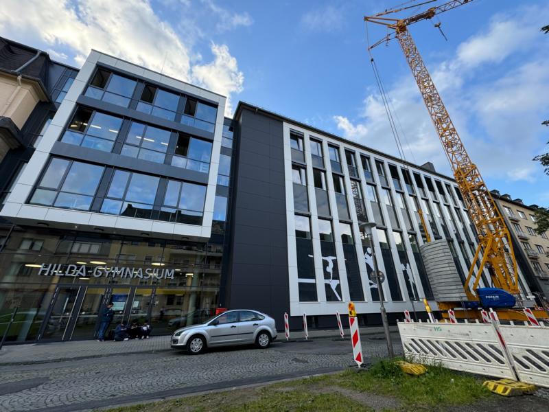 Weitere Bauarbeiten am Hilda-Gymnasium sind gestartet