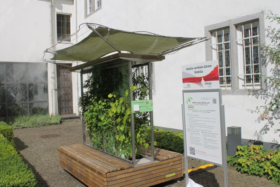 Stadt testet mobile vertikale Gärten