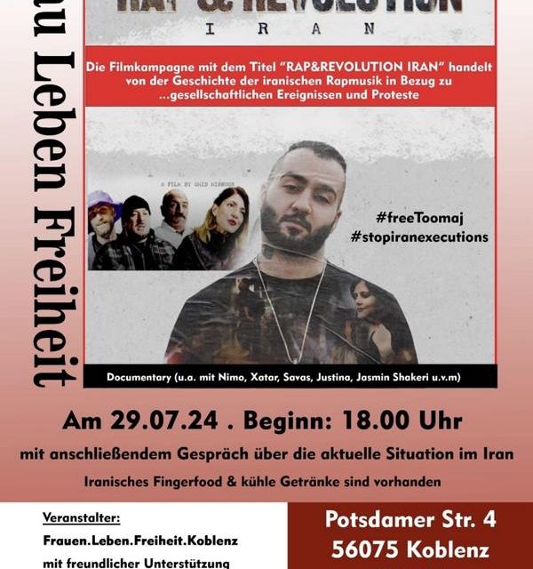 Filmvorführung: „Rap & Revolution im Iran“ – Eine eindrucksvolle Dokumentation über Protest und Unterdrückung