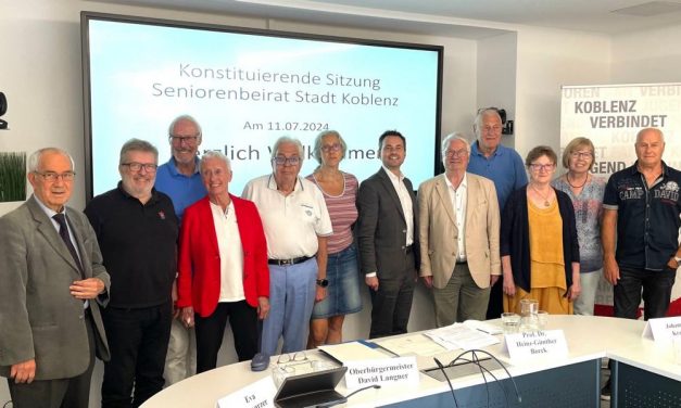 Konstituierende Sitzung des Seniorenbeirates der Stadt Koblenz