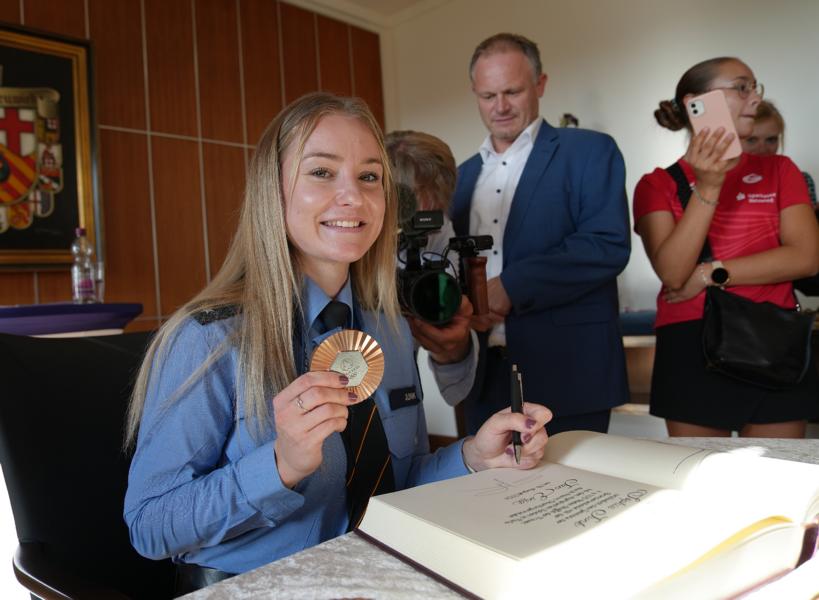 Neuwied feiert seine Olympia-Heldin