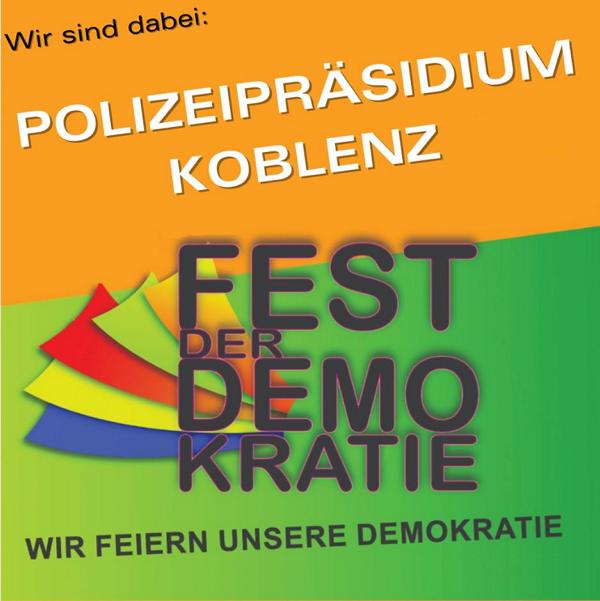 Koblenz feiert die Demokratie – feiern Sie mit uns!