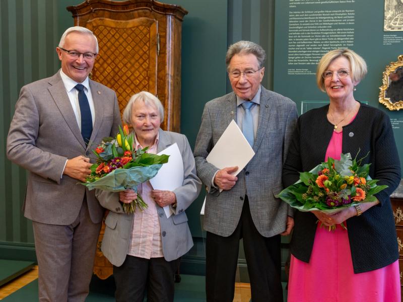Landrat Hallerbach würdigt Ehrenamt-Quartett