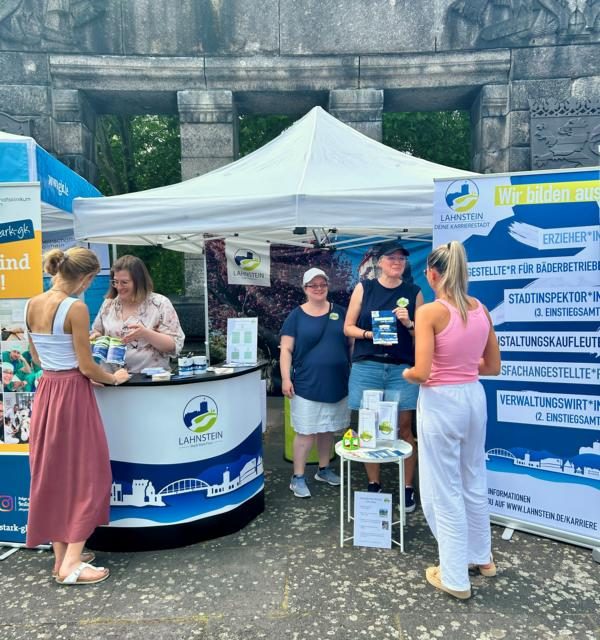 Stadt Lahnstein informierte bei den „azubispots“ über ihr Ausbildungsangebot