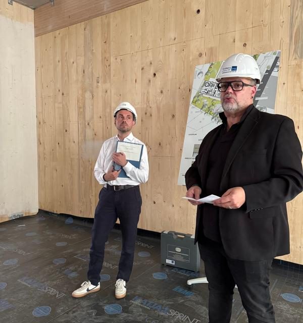 Erweiterungsbau der Grundschule Asterstein in Holzhybridbauweise schreitet voran